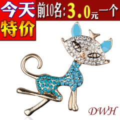 特价促销 满钻妖媚狐狸 贴钻手机美容diy材料 合金饰品配件...