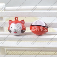 阿狸铜铃铛 卡通造型 DIY饰品配件  开运铃铛 狐狸