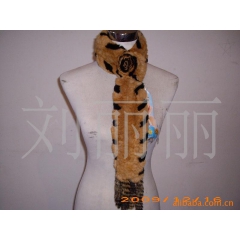 兔毛，狐狸毛，貉子，水貂，盘花，手工围巾，服饰
