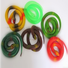 直销橡胶蛇 玩具蛇 景区热卖仿真整蛊玩具创意软胶蛇儿童玩具批...