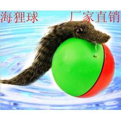 电动海狸鼠 海狸球益智玩具 水老鼠会游泳顶球 电动戏球