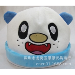 动漫周边 神奇宝贝 口袋妖怪 水水獭 帽子 毛绒帽