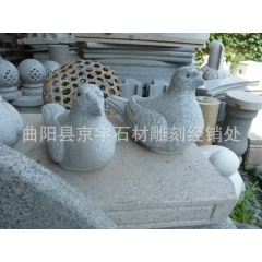 厂家长批发汉白玉雕刻鸳鸯 天鹅 小鸭子 各种动物雕刻 大理石...