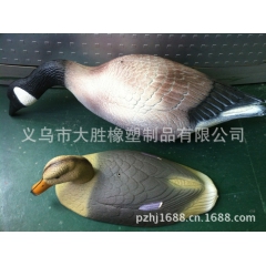 供应XPE仿真动物 诱饵仿真 仿真动物 仿真鸭子 仿真鸳鸯