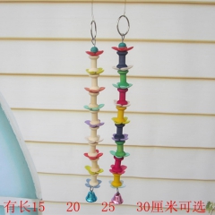 鹦鹉用品鸟玩具木质啃咬玩具亚克力玩具鹦鹉 秋千站架站杠云梯