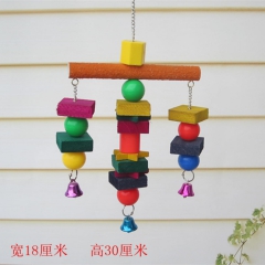 鹦鹉用品鸟玩具木质磨牙玩具啃咬玩具鹦鹉 秋千站架站杠云梯