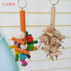 鹦鹉用品鸟玩具 藤球 啃咬玩具鹦鹉 磨牙玩具 秋千站架站杠云...