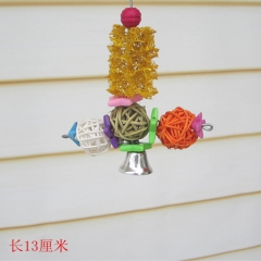 鹦鹉用品鸟玩具丝瓜抓啃玩具藤球啃咬玩具鹦鹉 秋千站架站杠云梯
