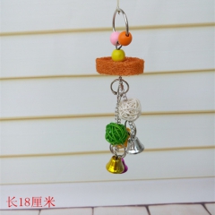 鹦鹉用品鸟玩具丝瓜络抓啃玩具木啃咬玩具鹦鹉 秋千站架站杠云梯