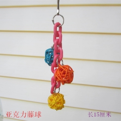 鹦鹉用品鸟玩具 旋转梯鹦鹉啃咬玩具鹦鹉 秋千站架站杠云梯