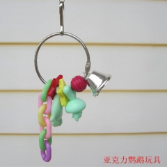 鹦鹉用品鸟玩具爪子玩具啃咬玩具鹦鹉 秋千站架站杠云梯