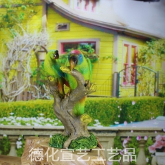 厂家批发 爆款外贸工艺品 创意动物摆件 园艺婚庆装饰品 母子...