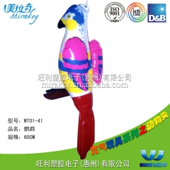 定做吹气动物工厂供应pvc鹦鹉 吹气鹦鹉 超大充气玩具 任意...