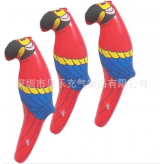 厂家订做批发PVC充气八哥鹦鹉 吹气小鸟 广告促销礼品玩具