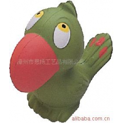 供应PU广告促销礼品 卡通鹦鹉