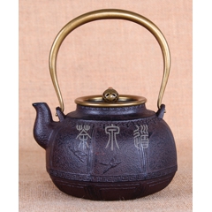茶泉道 铁壶 铸铁茶壶 铸铁壶 工艺茶壶  大雁