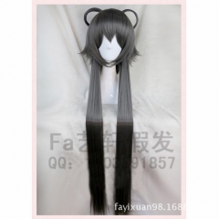 COS VOCALOID 金丝雀 洛天依假发 深灰色  co...