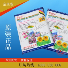 金丝雀A4彩色喷墨纸 A4金丝雀彩喷纸 金丝雀 a4纸 a4...