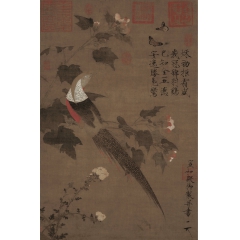 赵佶 芙蓉锦鸡 100%厂家正品原装墨货源 高仿古画 礼品画...