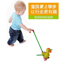 手推玩具 手推生蛋鸭 宝宝学步玩具 推车益智玩具