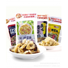 香港名牌 美味桟爽口榨菜丝系列 多口味 90包*70g克1箱...