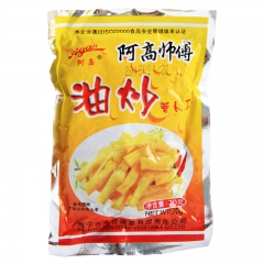 阿高师傅榨菜下饭菜油炒萝卜干70g/袋  斜桥榨菜