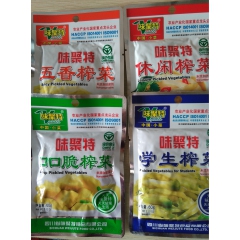 味聚特 新品 健康 非转基因菜籽油  60g榨菜 四种口味 ...