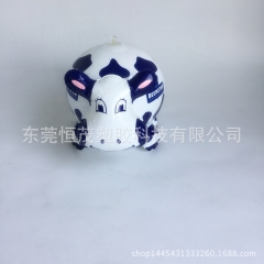 PVC充气奶牛 吹气奶牛 广告模型 PVC充气动物