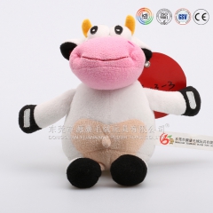 新款毛绒大奶牛 毛绒白奶牛 牛公仔毛绒玩具 厂家定制