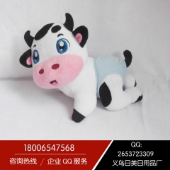奶牛供应：优质短毛绒卡通奶牛，蒙牛企业吉祥物奶牛，奶牛玩具