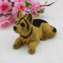 牧羊犬 摇头狗狗摆件 小公仔汽车装饰品 车内可爱公仔