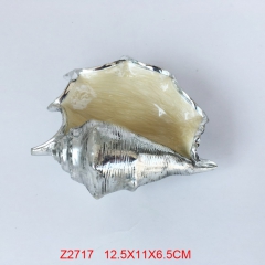 树脂电镀海螺 仿真模型 家居摆件 礼品定做