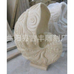 供应石雕海螺 大理石绣石雕刻喷水海螺 园林广场摆件   加工...