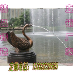 景观海螺 喷水天鹅喷泉 喷水海豚 企鹅 大型