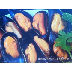 供应半壳贻贝 淡菜 冷冻水产品