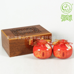 祁门红茶瓷罐高档木质礼盒 红香螺，散茶批发，原产地批发
