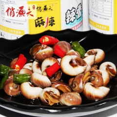 微商爆款秘制麻辣即食香螺、酒店大排档热销产品