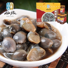 仙缘海鲜 黄泥螺礼盒315g*4瓶 无沙泥螺 过节送礼 南通...