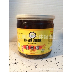 舟山特产 海鲜腌制菜品 420G瓶装 大颗粒舟港海味粒粒脆黄...
