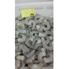 厂家直销供应单冻虾仁 冷冻南美白对虾 10KG/箱 出口转内...