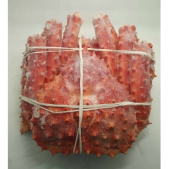 智利进口冷冻帝王蟹 2.8--3.2斤整只 即食熟冻海鲜大螃...