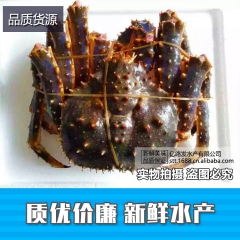 供应进口生冻帝王蟹、海鲜冻货批发