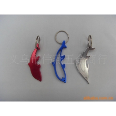 供应铝合金实心海豚.空心海豚.箭鲨鱼.开瓶器,广告促销礼品