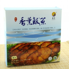 东景 香薰鲅鱼罐头 即食深海鲅鱼 4罐512g 威海特产 休...
