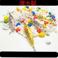 巨帝款路亚亮片路亚饵假饵金属竞速艇远投马口翘嘴鲈鱼