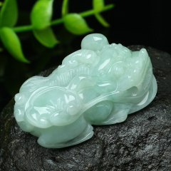 正品缅甸挂件翡翠四季豆吊坠 天然A货连中三元玉豆荚福豆玉坠批...