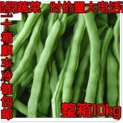 生鲜豆王 四季豆批发 整箱25斤十箱江浙沪顺丰冷链包邮
