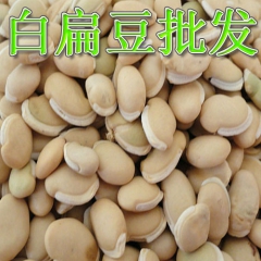 白扁豆 500克 批发杂粮 炒扁豆 藊豆 白藊豆 南扁豆 云...
