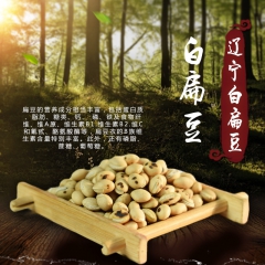 中药材 炒白扁豆 炒熟白扁豆 炒扁豆500g 可磨炒白扁豆粉