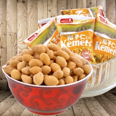 甘源休闲炒货零食花心子蟹黄味蚕豆瓜子仁原味青豌豆500g约3...